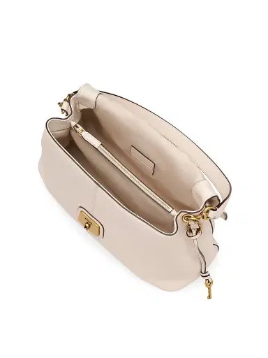 Marc Jacobs Women's The Cristina Messenger Leather Shoulder Bag - Ivory | Thumbnail 6