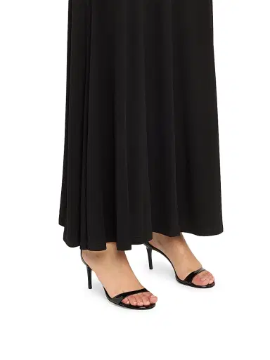 Stuart Weitzman Women's Nudist II 75MM Patent Leather Sandals - Black - Size 9.5 | Thumbnail 7 Stuart Weitzman Women's Nudist II 75MM Patent Leather Sandals - Black - Size 9.5 | Thumbnail 7