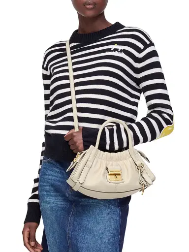 Marc Jacobs Women's The Small Cristina Satchel Bag - Ivory | Thumbnail 2