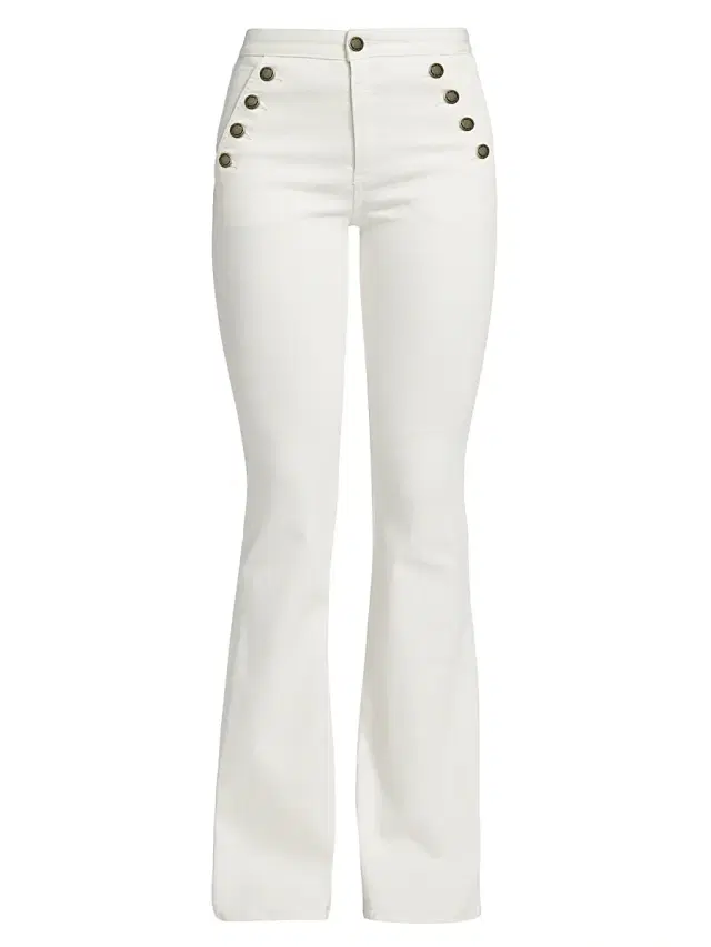 Ramy Brook Women's Helena Flare Jeans - White