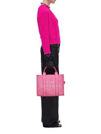 Marc Jacobs Women's Leather Tote Bag - Petal Pink | Thumbnail 1 Marc Jacobs Women's Leather Tote Bag - Petal Pink | Thumbnail 1