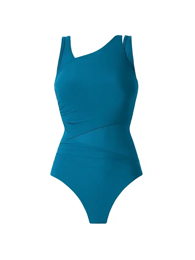 Miraclesuit Swim Women's Illusionist Azura One-Piece Illusionists Swimsuit - Aegean - Size 16