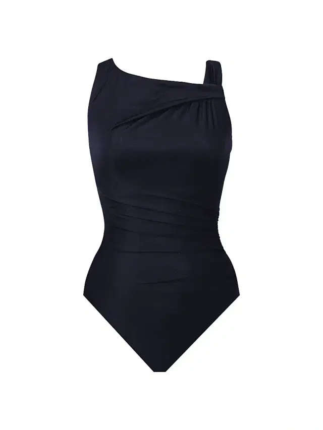 Miraclesuit Swim Women's Avra Twisted One-Piece Swimsuit - Black - Size 6