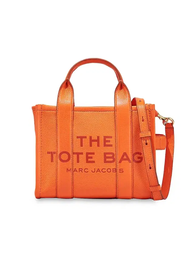 Marc Jacobs Women's The Leather  Tote Bag - Scorched