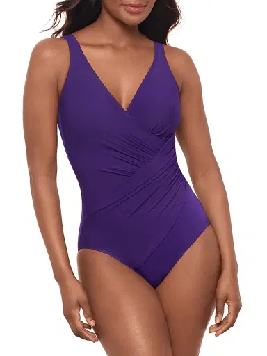 Miraclesuit Swim Women's Oceanus One-Piece - Mulberry - Size 18 | Thumbnail 3