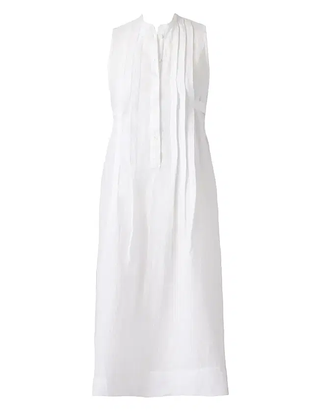 Miraclesuit Swim Women's Pleated Linen Cover-Up Dress - White