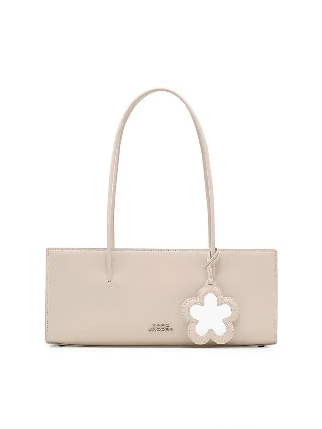 Marc Jacobs Women's The Glam Leather Mirror Satchel - White