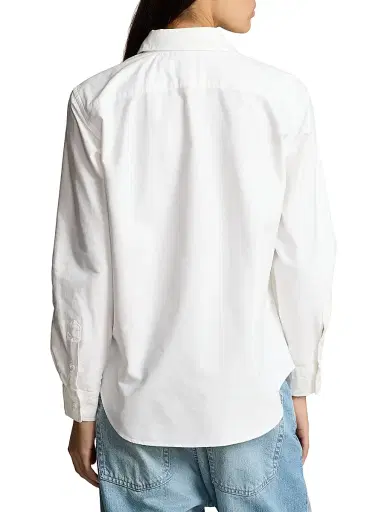 Polo Ralph Lauren Women's Slim-Fit Cotton Oxford Shirt | Thumbnail 3 Polo Ralph Lauren Women's Slim-Fit Cotton Oxford Shirt | Thumbnail 3