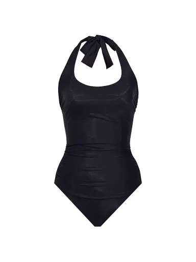 Miraclesuit Swim Women's Rock Solid Utopia Halter One-Piece Swimsuit - Black - Size 16 | Thumbnail 1 Miraclesuit Swim Women's Rock Solid Utopia Halter One-Piece Swimsuit - Black - Size 16 | Thumbnail 1