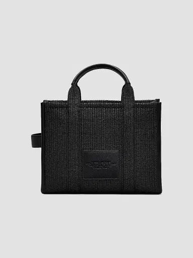 Marc Jacobs Women's The Woven Medium Tote Bag - Black | Thumbnail 5 Marc Jacobs Women's The Woven Medium Tote Bag - Black | Thumbnail 5