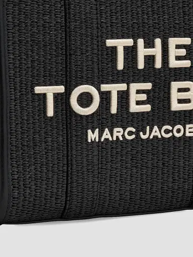 Marc Jacobs Women's The Woven Medium Tote Bag - Black | Thumbnail 8 Marc Jacobs Women's The Woven Medium Tote Bag - Black | Thumbnail 8