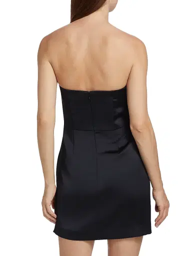 Ramy Brook Women's Orion Bow Minidress - Black - Size 16 | Thumbnail 5