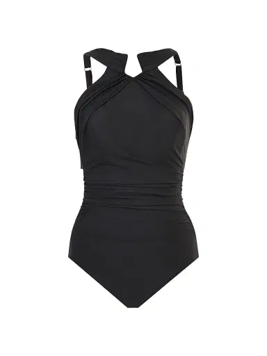 Miraclesuit Swim Women's Rock Solid Aphrodite One-Piece Swimsuit - Black - Size 6 | Thumbnail 1 Miraclesuit Swim Women's Rock Solid Aphrodite One-Piece Swimsuit - Black - Size 6 | Thumbnail 1