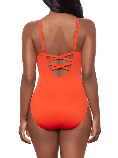 Miraclesuit Swim Women's Rock Solid Captivate Swimsuit - Arancio - Size 14 | Thumbnail 4 Miraclesuit Swim Women's Rock Solid Captivate Swimsuit - Arancio - Size 14 | Thumbnail 4