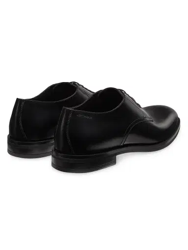 Stuart Weitzman Men's SW Club Classic Leather Derbys | Thumbnail 3 Stuart Weitzman Men's SW Club Classic Leather Derbys | Thumbnail 3