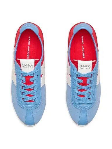 Marc Jacobs Women's The 400 Bleecker Logo Colorblocked Low-Top Running Sneakers - Ice Pop Multi - Size 5 | Thumbnail 5