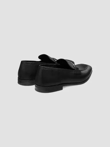 Stuart Weitzman Men's Simon Twistbit Leather Loafers - Black | Thumbnail 3 Stuart Weitzman Men's Simon Twistbit Leather Loafers - Black | Thumbnail 3
