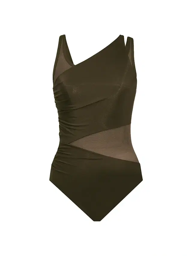 Miraclesuit Swim Women's Illusionist Azura One-Piece Illusionists Swimsuit - Nori - Size 16
