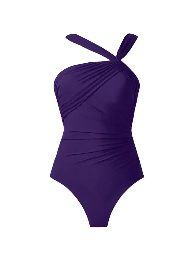 Miraclesuit Swim Women's Rock Solid Europa One-Piece Swimsuit - Mulberry