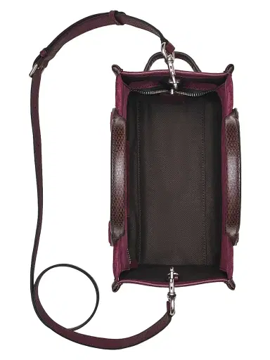 Marc Jacobs Women's The Suede Small Tote Bag - Dark Plum | Thumbnail 4 Marc Jacobs Women's The Suede Small Tote Bag - Dark Plum | Thumbnail 4