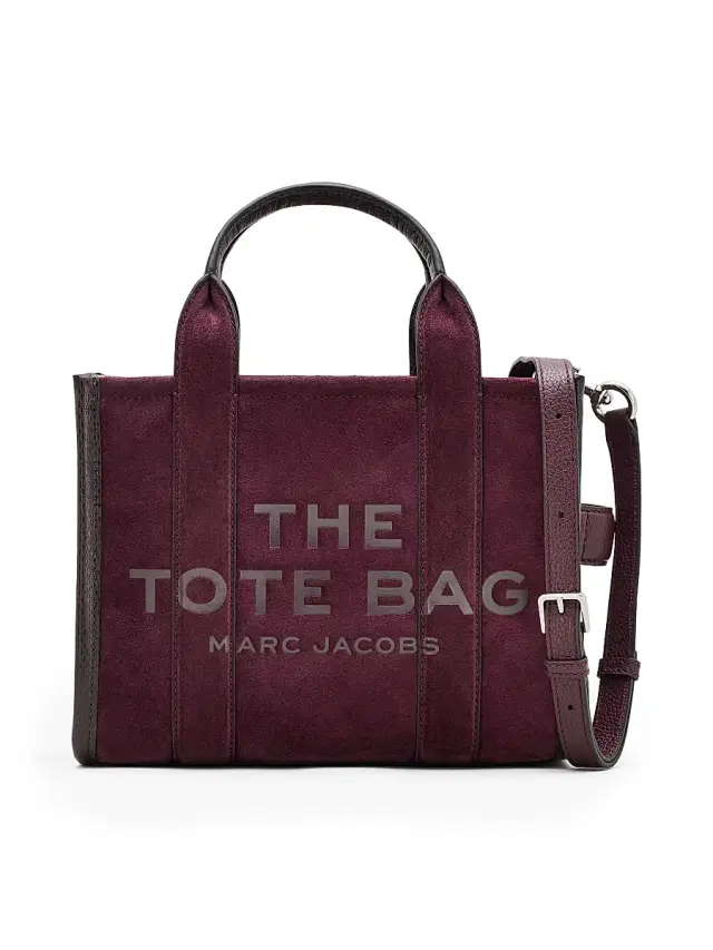 Marc Jacobs Women's The Suede  Tote Bag - Dark Plum