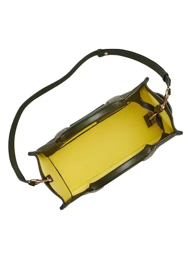 Marc Jacobs Women's Medium Leather Tote Bag - Forest | Thumbnail 3 Marc Jacobs Women's Medium Leather Tote Bag - Forest | Thumbnail 3