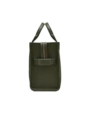 Marc Jacobs Women's Medium Leather Tote Bag - Forest | Thumbnail 5 Marc Jacobs Women's Medium Leather Tote Bag - Forest | Thumbnail 5