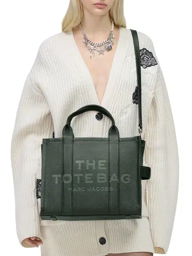 Marc Jacobs Women's Medium Leather Tote Bag - Ivy | Thumbnail 1 Marc Jacobs Women's Medium Leather Tote Bag - Ivy | Thumbnail 1