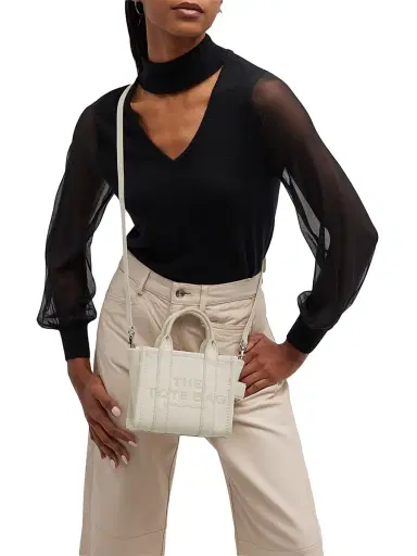 Marc Jacobs Women's The Leather Crossbody Tote Bag | Thumbnail 2 Marc Jacobs Women's The Leather Crossbody Tote Bag | Thumbnail 2