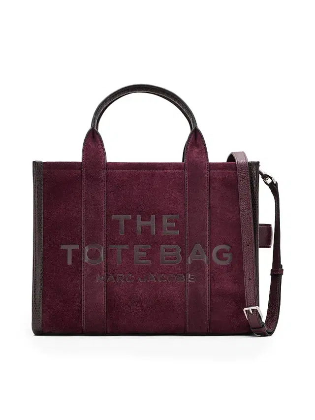 Marc Jacobs Women's The  Suede Tote Bag - Dark Plum