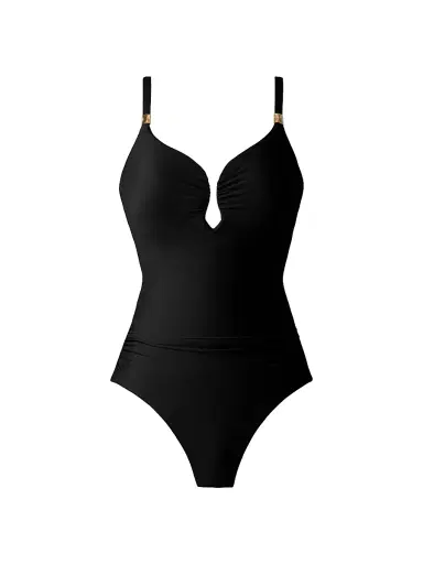 Miraclesuit Swim Women's Razzle Dazzle Antheia Plunging V-Neck One-Piece Swimsuit | Thumbnail 1 Miraclesuit Swim Women's Razzle Dazzle Antheia Plunging V-Neck One-Piece Swimsuit | Thumbnail 1