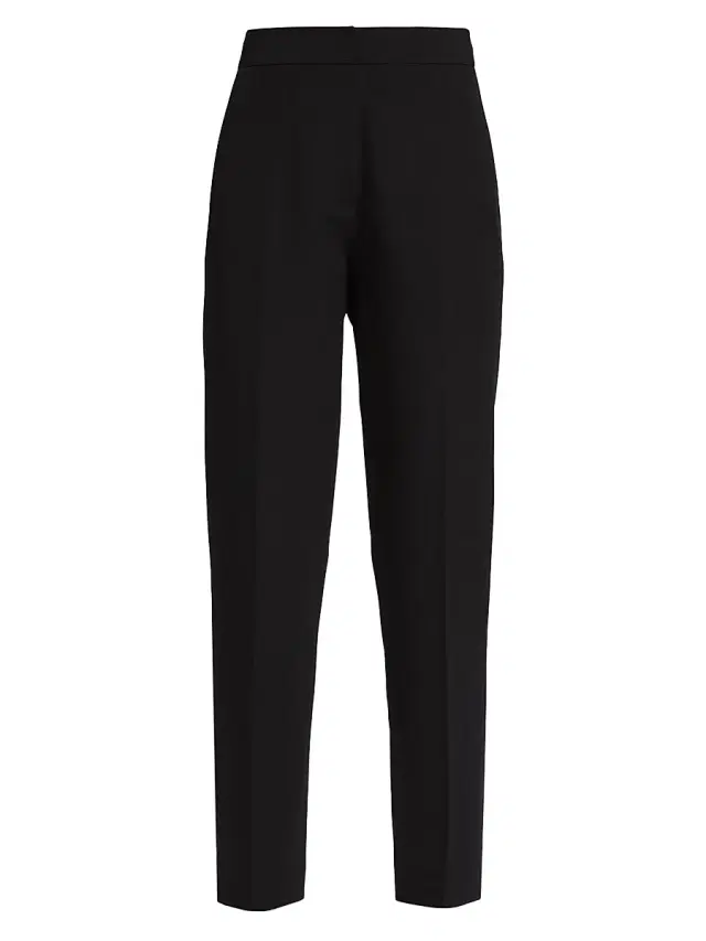 Elie Tahari Women's The Ava Straight-Leg Ankle Pants - Noir