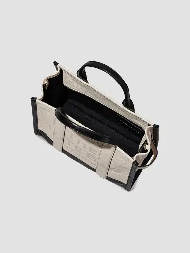 Marc Jacobs Women's The Colorblock Leather Medium Tote - Ivory Multi | Thumbnail 3
