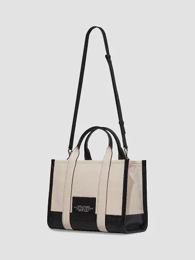 Marc Jacobs Women's The Colorblock Leather Medium Tote - Ivory Multi | Thumbnail 5