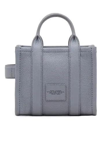 Marc Jacobs Women's The Leather Crossbody Tote Bag - Gray | Thumbnail 4 Marc Jacobs Women's The Leather Crossbody Tote Bag - Gray | Thumbnail 4