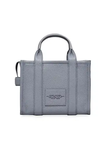 Marc Jacobs Women's The Leather Small Tote Bag - Wolf Grey | Thumbnail 6 Marc Jacobs Women's The Leather Small Tote Bag - Wolf Grey | Thumbnail 6