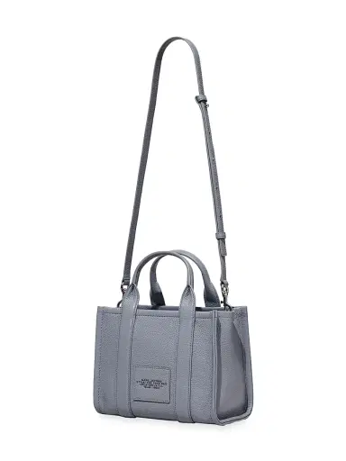 Marc Jacobs Women's The Leather Small Tote Bag - Wolf Grey | Thumbnail 7 Marc Jacobs Women's The Leather Small Tote Bag - Wolf Grey | Thumbnail 7