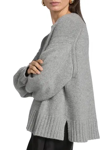 Guest In Residence Women's Cozy Crew Cashmere Sweater | Thumbnail 6