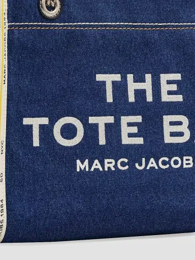 Marc Jacobs Women's The Denim Chain Medium Tote Bag - Dark Wash | Thumbnail 6