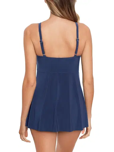 Miraclesuit Swim Women's Twisted Sister Adora Swim Dress - Midnight Blue - Size 16 | Thumbnail 4 Miraclesuit Swim Women's Twisted Sister Adora Swim Dress - Midnight Blue - Size 16 | Thumbnail 4
