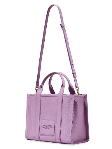 Marc Jacobs Women's Medium Leather Tote Bag - Lilas | Thumbnail 4 Marc Jacobs Women's Medium Leather Tote Bag - Lilas | Thumbnail 4