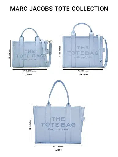 Marc Jacobs Women's Medium Leather Tote Bag - Cotton Silver | Thumbnail 8 Marc Jacobs Women's Medium Leather Tote Bag - Cotton Silver | Thumbnail 8