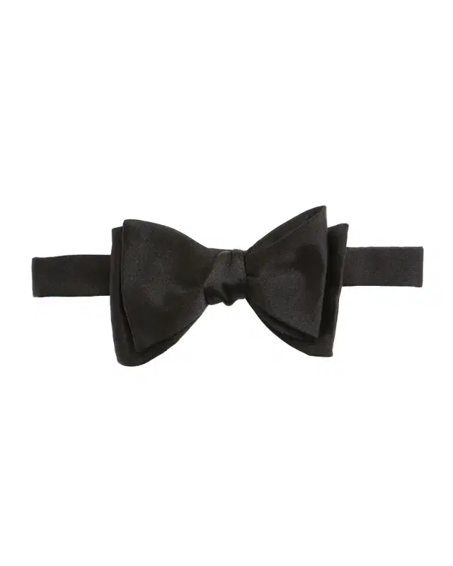 Ralph Lauren Purple Label Silk Satin Bow Tie