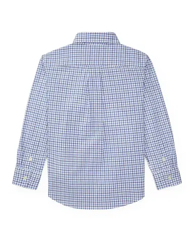 Polo Ralph Lauren Boy's Poplin Woven Tattersall Sport Shirt | Thumbnail 2