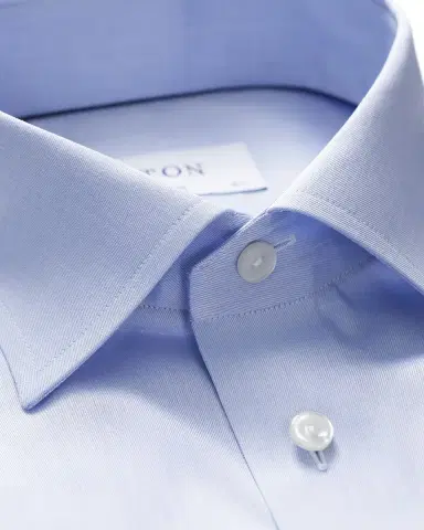 Eton Men 's Classic-Fit Twill Dress Shirt | Thumbnail 2 Eton Men 's Classic-Fit Twill Dress Shirt | Thumbnail 2