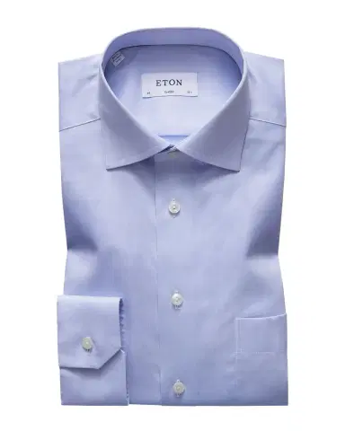 Eton Men 's Classic-Fit Twill Dress Shirt | Thumbnail 1 Eton Men 's Classic-Fit Twill Dress Shirt | Thumbnail 1