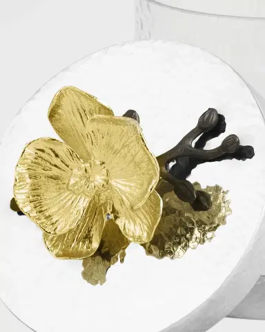 Michael Aram Gold Orchid Extra Small Canister | Thumbnail 3