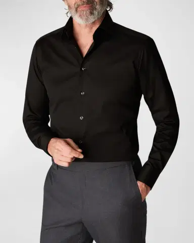 Eton Slim-Fit Twill Dress Shirt | Thumbnail 2 Eton Slim-Fit Twill Dress Shirt | Thumbnail 2