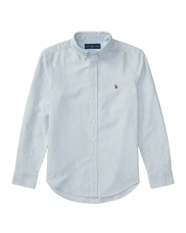 Polo Ralph Lauren Boy 's Cotton Oxford Stripe Sport Shirt