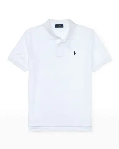Polo Ralph Lauren Boy's Short-Sleeve Logo Embroidery Polo Shirt | Thumbnail 3
